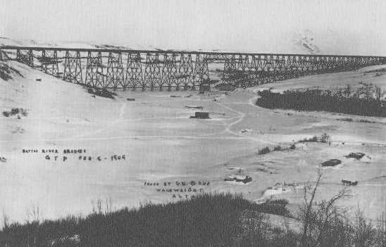 Battle River Bridge - Fabyan Trestle - 1909